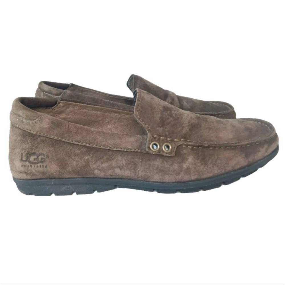 UGG Australia Ballard Casual Loafer Shoes Men's Size 7.5 Suede Brown 3122